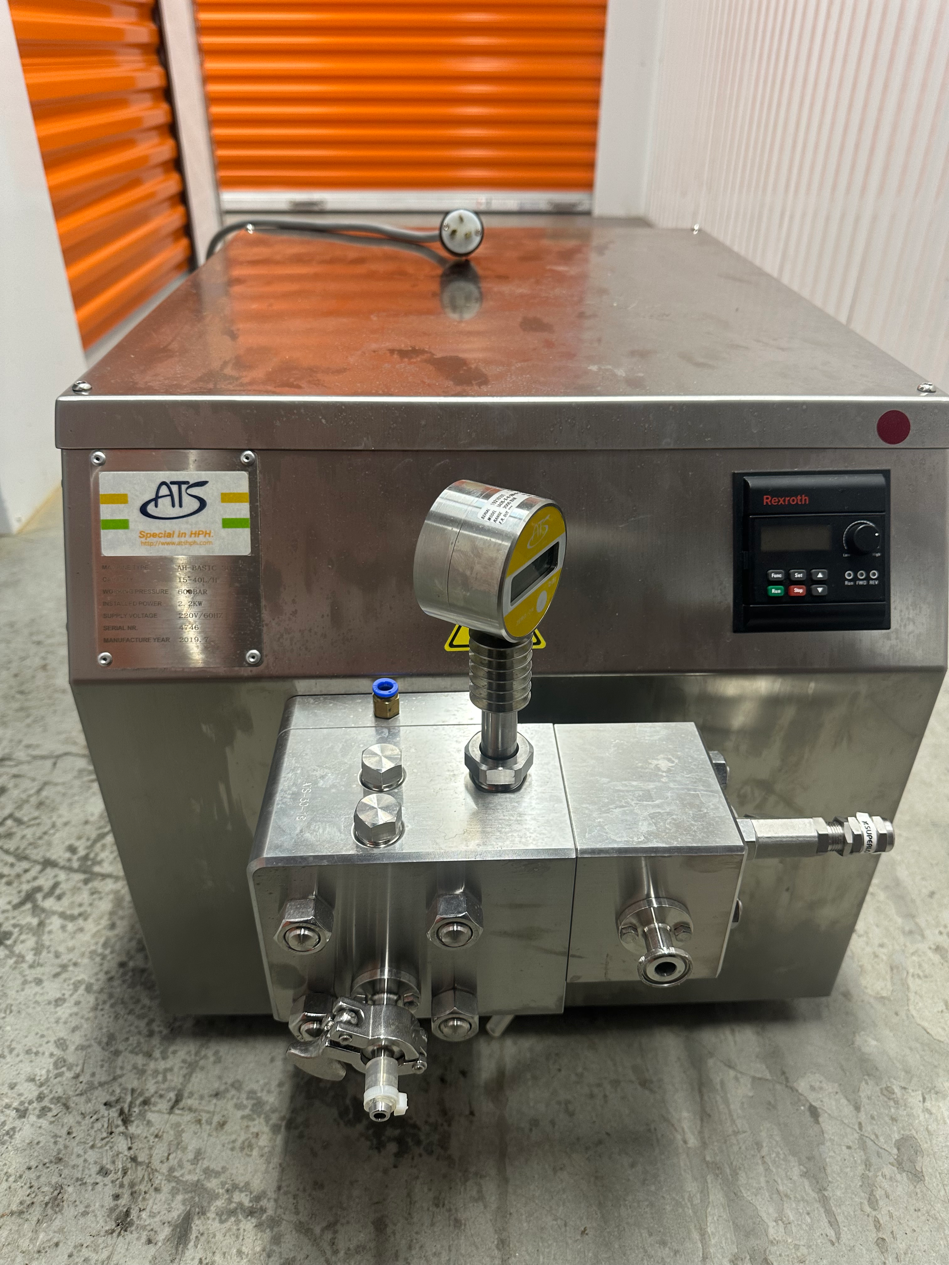 For Sale: ATS AH-BASIC 30 High-Pressure Homogenizer